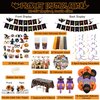 Halloween Party Decorations Supplies 172Pcs, Party Banner Balloon Decorations Set, Halloween Themed Birthday Party Supplies Kits with Tablecloth Snacks Bag for Kids, Party Favor Halloween Decor Kit