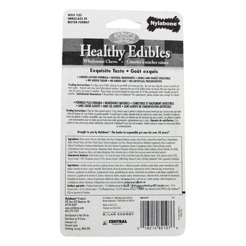 Bone with Vitamins Dog Chew Toy - Chicken Flavor (2 Pack)