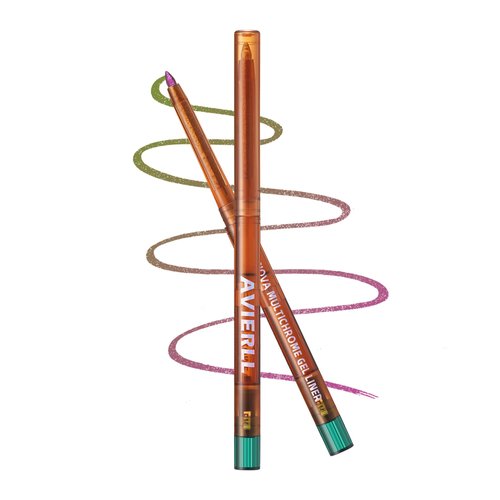 Chameleon Gel Eyeliner Pencil-1pcs Pink Gold Metallic Highly Pigmented Glitter Eye Liner Pen, Long Lasting Waterproof,Color Changing Glitter Eyeshadow Pencil,Christmas Eye Makeup for Women Girl-03