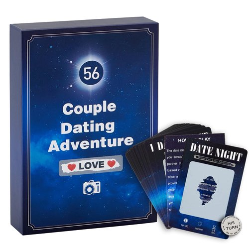 Valentines Day Gifts for Him Her, Couple Gifts for Boyfriend Girlfriend Men Women, 56 Scartch Off Dating Ideas, Wedding, Engagement, Anniversary, Birthday, Womens Mens Gifts for Christmas