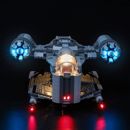 BRIKSMAX Led Lighting Kit for The Razor Crest - Compatible with Lego 75292 Building Blocks Model- Not Include The Lego Set