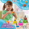 ToyUnited Make Your Own Water Globe - Snow Water Stem Projects DIY Activities Glitters Supplies Perfect Arts & Crafts Clay for Girls Boys Kids Ages 4-6 4-8 6-8 8-12+ Years Old Christmas Holiday Games