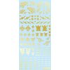 HiQ Parts Tattoo Decal 02 Single Scull Gold Input Plastic Model Decals TTD-02-GLD