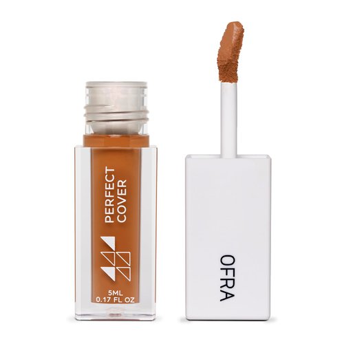 Ofra Perfect Cover Concealer - Deep Cocoa - Natural Finish Liquid Concealer - Hydrating, Smoothing, Long-Lasting Formula - Face Makeup and Under Eye Color Corrector for Dark Circles - 5 ml