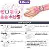 Generic Cowgirl Temporary Tattoos Birthday Party Supplies Decorations 96PCS Tattoos Stickers Super Cute Party Favors Kids Boys Girls Gifts Ideas Classroom School Prizes Themed, Pink