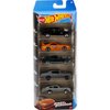 Hot Wheels Toy Cars 5-Pack, Set of 5 Fast & Furious Race & Drift Cars in 1:64 Scale with Exclusive Decos (Styles May Vary)