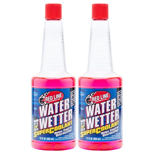 Red Line 80204 Engine Coolant Additive Supercool with Waterwetter - 12 Ounce (2 Pack)