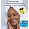 Beeseline Original - 100% Natural & Hypoallergenic Alternative to Petroleum Jelly - Lips, Hands, Baby, Makeup Remover and More (Glass Jar) (4 oz)