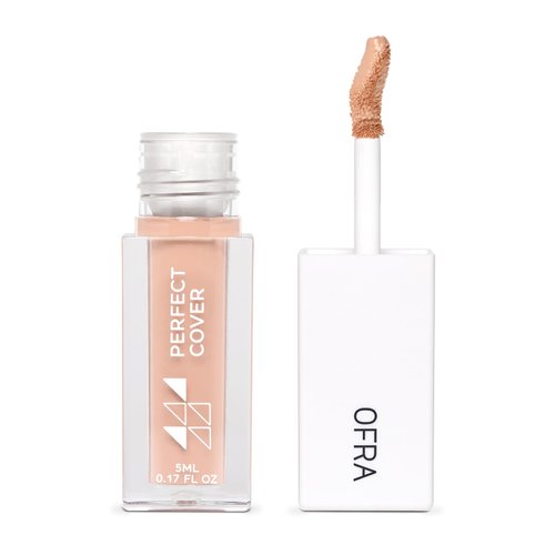 Ofra Perfect Cover Concealer - Light Nude - Natural Finish Liquid Concealer - Long-Lasting Formula - Face Makeup and Under Eye Color Corrector for Dark Circles - 5 ml