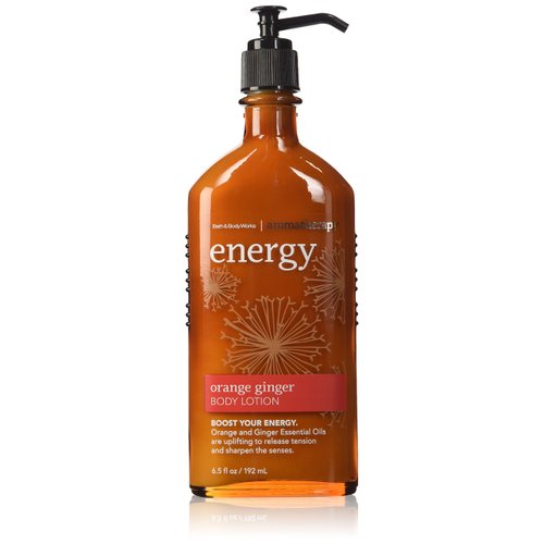 Bath and Body Works Aromatherapy Orange Ginger Gift Set Includes Orange Ginger Energy Body Lotion and Body Wash