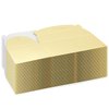 Juvale 24-Pack Treat Boxes - Candy Gable Boxes for Party Favors, Birthday, Wedding, Baby Shower (Gold, 6.2x3.5x3.6 In)