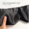 Samadhaan 100% Mulberry Silk Eye Mask for Sleeping - Sleep Face Mask for Side Sleepers Eye Mask for Men Women Adjustable Headband - Blackout Eye Mask for Sleeping - Flight Essentials (Black Masks)