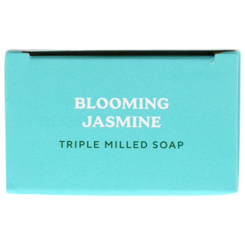 South Of France French Milled Vegetable Oval Bar Soap With Organic Shea Butter, Blooming Jasmine, 6 Ounce (Pack of 1)