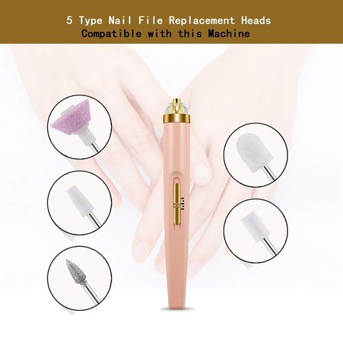 10 Pieces Nail File Replacement Head Refills for Perfect Finishing and Well Touch Salon Nails Electronic Nail File and Full Manicure