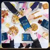 Yeaqee 100 Pcs Eid Mubarak Ramadan Napkins Eid Mubarak Party Supplies Disposable Paper Napkins Navy Blue and Gold Eid Mubarak Guest Hand Towels Moons Stars Napkins for Muslim Kitchen Holiday Party