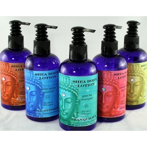 Almond 8 oz Organic Shea Body Lotion