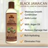 OKAY Black Jamaican Castor Oil Leave In Conditioner - Hair Moisturizer for Women and Men, Natural Hair Product for Hair Growth, Curly Hair Grease for Smooth, Moisturized Hair - 8 oz (Pack of 1)