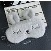 4 Pack Cute Animal Rabbit Sleeping Eye Mask Soft Plush Blindfold Sleep Masks Eye Cover for Kids Girls Women Home Sleeping Traveling