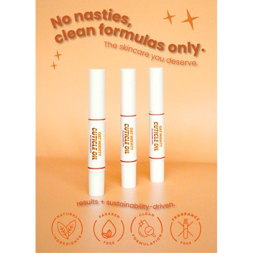 Handmade Heroes Cuticle Strengthening 8% Colloidal Oat Cuticle Oil Pen Rejuvenate Nail Nourish Repair Cuticles Vegan Cruelty Free Cuticle Oil helps grow nails fast for manicure and pedicure set