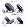 SILPECWEE 2 Pcs Double-Head Magnetic Wand 3d Cats Eyes DIY UV Gel Nail Polish Manicure Magnetic Pen Tools