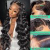 Body Wave Lace Front Wigs Human Hair 13x6 Lace Front Wigs Human Hair 200% Density 26 Inch 13x6 HD Lace Frontal Human Hair Wigs for Black Women With Baby Hair