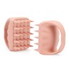 2 Pcs Solid Sillicone Scalp Massager Hair Shampoo Brush Scalp Scrubber Exfoliating Brush Hair Washing Brush Head Scrubber for Shower