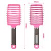 Patelai 4 Pieces Vent Hair Brushes Detangling Curved Brushes Massage Vented Styling Hair Comb Barber Hairdressing for Women,4 Color