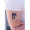 Thug Ink Temporary Tattoos - Volume IV - 8 Temporary Tattoos ~ Face Tattoos ~ Microphone, Dollar Sign, Diamond, Anchor, etc~ Thug Life ~ Fake Tattoos ~ Water-transfer Tattoos