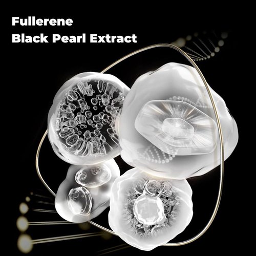 MUQIAN Black Pearl Collagen Face Mask Sheet, Hydrating and Anti-Aging Face Mask with Fullerene and Black Pearl Essence to Nourish Skin, 40g x 5ea