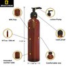 BRIGHTFROM Lotion Pump Bottles, Empty 8 OZ, BPA-Free Refillable Plastic Containers, Amber with Black Dispenser for - Soap, Shampoo, Lotions, Liquid Body Soap, Creams and Massage Oil (2 Pack)