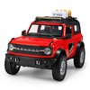 Toy Cars Ford Bronco 1:24 Diecast, Bronco Trucks Pull Back Truck Toy, Gifts for Kids Boys Bronco Car Lovers Collection, Red