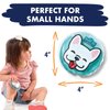 Fit & Fresh Cool Coolers Children's Boo Boo Flexible Gel Ice Pack, 4x4”, Reusable Cold Compress for Minor Injuries, 3 Pack, Cats & Dogs, Small, Assorted Characters
