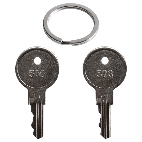 CH506,506 Replacement Keys for RV Compartment Lock Truck Tool Box,RV Compartment Lock Truck Tool Box Keys,Cut Keys Code CH506(2 Pack)