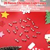 20 Pieces 0.14 x 0.39 Inch Christmas Lights Fuse Replacement Christmas Tree Light Fuses 3A 125 Volt Fast Blow Glass Fuse String Lights Fuse Replacement for LED Lights Outdoor String Lights (3A)