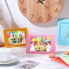Maitys 100 Pcs Paper Picture Frames with Easel 4 x 6 Inch Cardboard Photo Frame Standing Kids Art Frame Photo Frame Cards Bulk for DIY Crafts Collage Display Classroom Wedding (Multicolor)