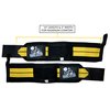 Wrist Wraps (1 Pair/2 Wraps) for Weightlifting/Cross Training/Powerlifting/Bodybuilding-Women & Men-Premium Quality Equipment & Accessories Avoid Injury During Weight Lifting-(Yellow)-1 Year Warranty