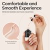 modelones 8-in-1 Builder Nail Gel, Neutral Nude Gel Builder for Nail Thickening, LED Nail Lamp Cured Hard Gel Nail Strengthener Extension Color Gel Base Rhinestone Gel Nail Glue