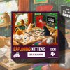 Cats in Quarantine Jigsaw Puzzle by Exploding Kittens - 1000 Pieces Jigsaw Puzzle for Adults, Teens, and Kids - Cat Puzzle, Funny Puzzle, Art Puzzle