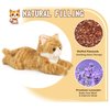 Cuckool Orange Tabby Cat Stuffed Animals, Microwavable Stuffed Animals Heating Pad for Cramps, Pain Stress Relief, Heatable Coolable Lavender Scented Plush Toys for Anxiety, Women Kids Bedtime