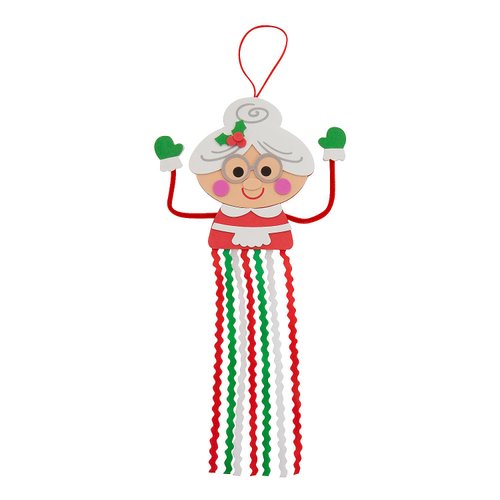 Mrs. Claus Hanging Sign Craft Kit, Makes 12