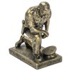 Dicksons Joyful in Hope Praying Police Officer 5 inch Gold Resin Stone Table Top Figurine