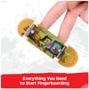 TECH DECK, Toy Machine Sk8shop Fingerboard Bonus Pack, Collectible and Customizable Mini Skateboards, Kids Toys for Ages 6 and up