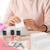 Nail Polish Remover, Lint Free Nail Wipes 540PCS Acetone Nail Polish Remover Wipes, Super Absorbent Soft Nail Wipes for Fingernail Polish Remover and Eyelash Extension Wipes(Dry Pads)