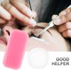 6 Pieces Eyelash Extension Pad Silicone Pads for Lashes Silicone False Eyelash Holder Pads Reusable Eyelash Extension for Loose Lash Grafting Gasket Pallet Eyelash Adhesive Eyelash Extension (Pink)
