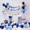 Abbaoww 100 Pcs Navy Blue Balloons 10 Inch Strong Latex Balloons for Party Decoration, Birthday, Wedding, Anniversary, Christmas and Arch Supplies