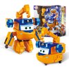 Super Wings Transformer Toys, 5 in Marty Airplane Transformer Figures Toys, 2 in 1 Mode Rescue Bots Action Figure Toys for 3-5 Year Old Boys Girls, Fun Plane Toys for Toddlers Kids Age 3 4 5 6 7