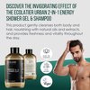 ECOLATIÈR Shower Gel & Shampoo 2-in-1 Energy for Men, Natural Mens Body Wash & Shampoo, 97.5% Natural Ingredients, Vegan, Hair & Body Wash Men, 20.3 Fl Oz / 600ml