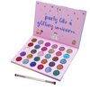 ABELYN 30 Colors Glitter Eyeshadow Makeup Palette Colorful Sparkly Eye Shadow Pallet + 1Pc Eyeshadow Brush Long Lasting Glitter Pressed Powder Palette
