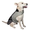 DOGHELIOS 'Lotus-Rusher' Waterproof 2-in-1 Pet Dog Jacket Coat with Removable Polar Fleece Lining w/ Blackshark technology, X-Small, Grey, Black