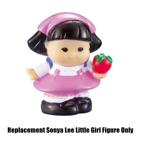 Replacement Part for Fisher-Price Little-People Sonya Lee Farm Playset - Replacement Sonya Lee Little Girl Figure ~ Wearing Pink Dress ~ Works Wtih Other Playsets As Well!